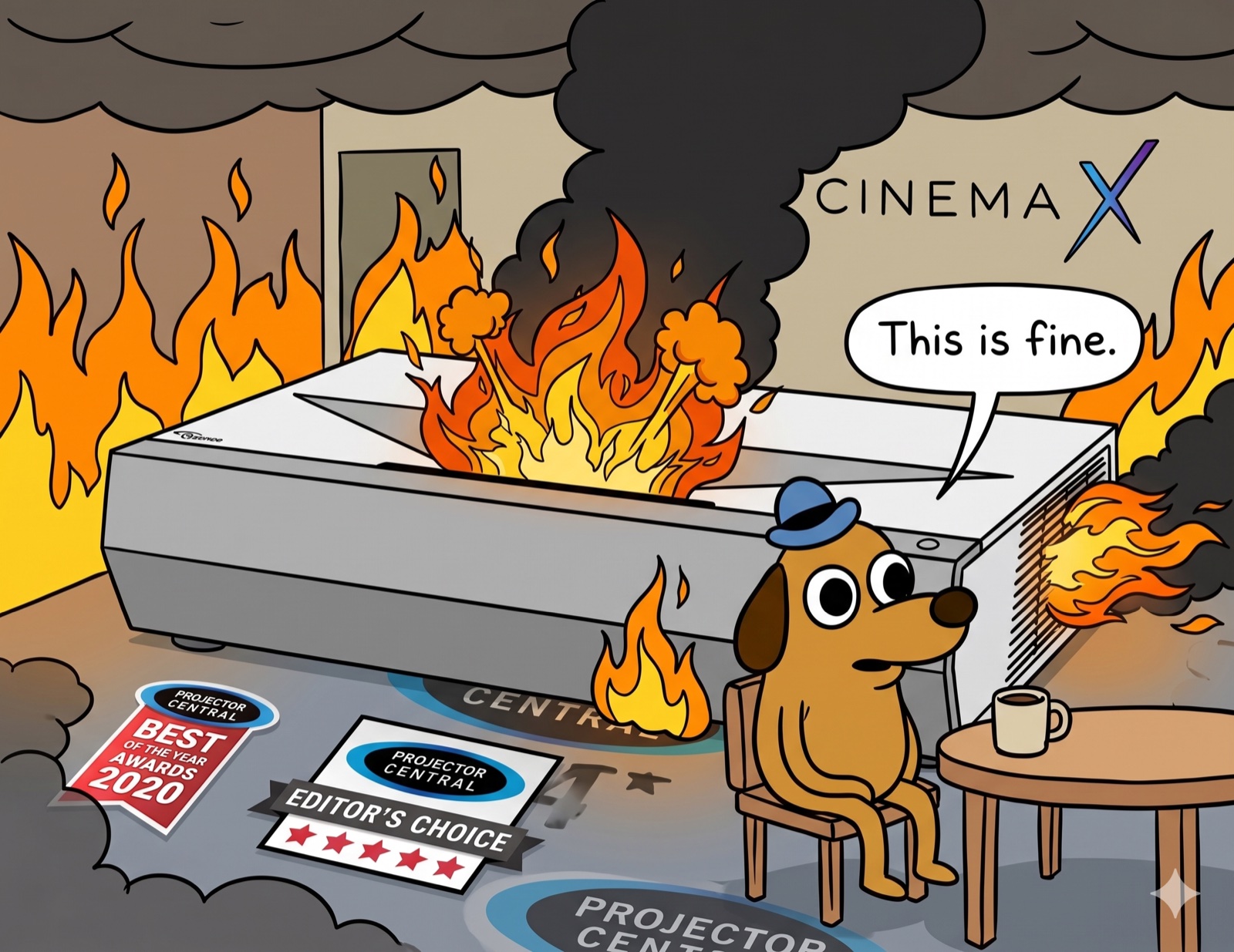 Optoma CinemaX P2 ultra-short-throw projector