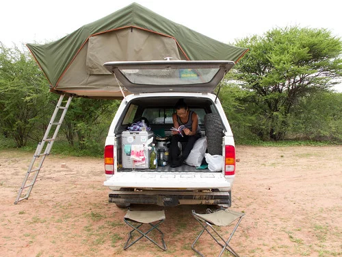 You can't see it, but it was raining.